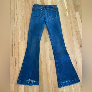 7 For All Mankind jeans, flare leg, size 30.